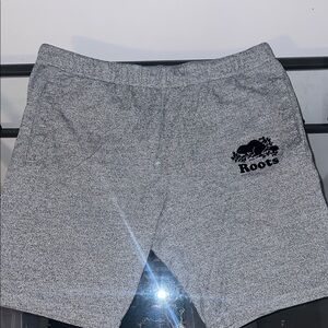 Roots Heather Gray Casual Shorts